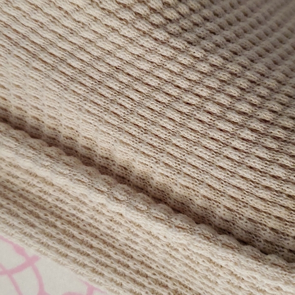 Silence + Noice open cream long sleeve cotton cardigan sweater size S - Picture 3 of 7